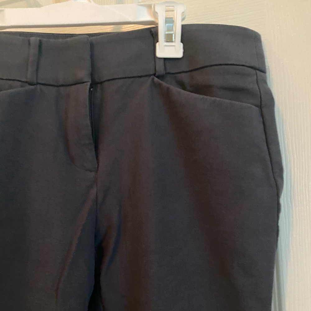 LOFT Marissa skinny gray pants